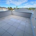 Terrasse einer Wohnung